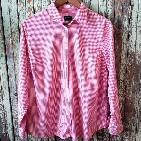 Chaps Classic button down 1X - Picture 1 of 6